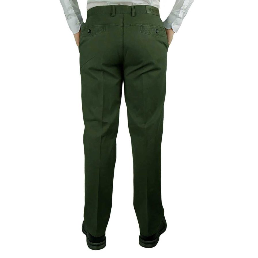 Ανδρικό παντελόνι chinos green