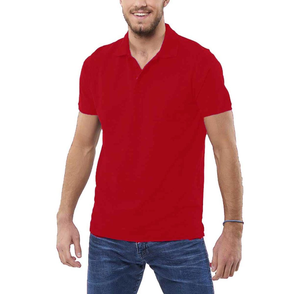 Ανδρική μπλούζα πολο πικέ CP red