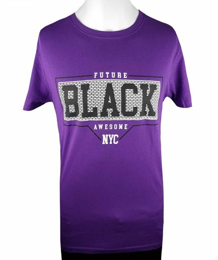 Ανδρική μπλούζα Future Black Μοβ