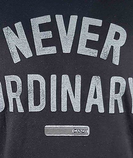Ανδρική μπλούζα Never Ordinary Black