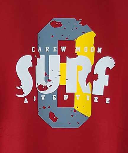 Ανδρικό T-Shirt Surf Red Big Size