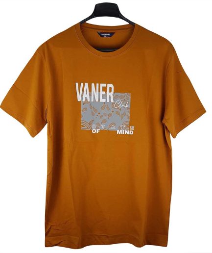 Ανδρικό T-Shirt Vaner Camel Big Size