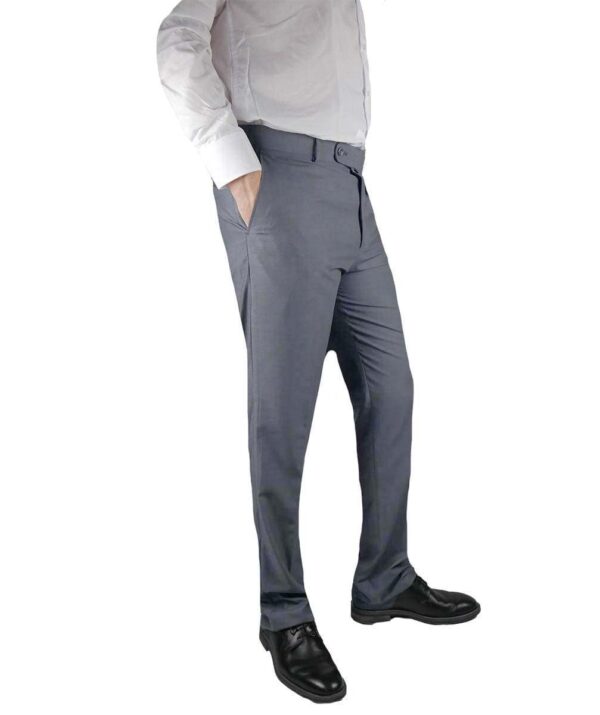 Ανδρικό παντελόνι υφασμάτινο Γκρι Σιέλ