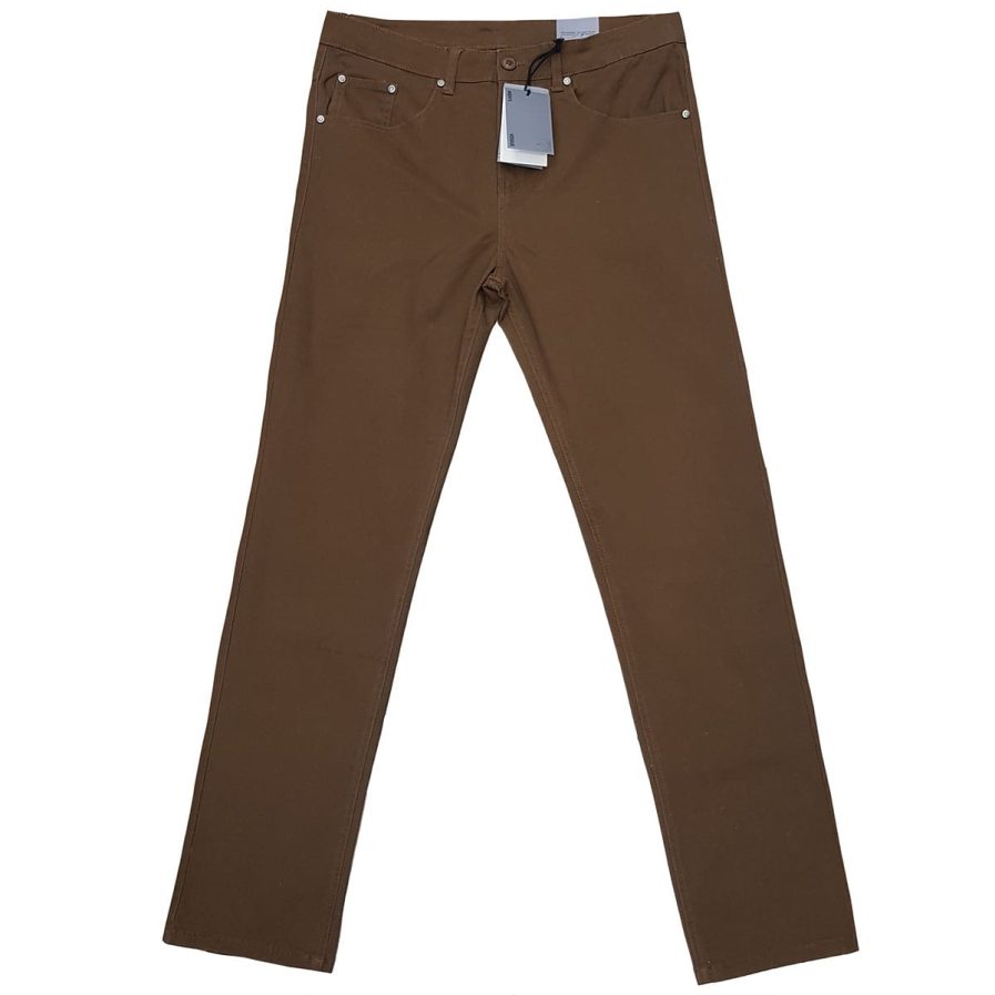 Ανδρικό παντελόνι πεντάτσεπο GM203 Brown