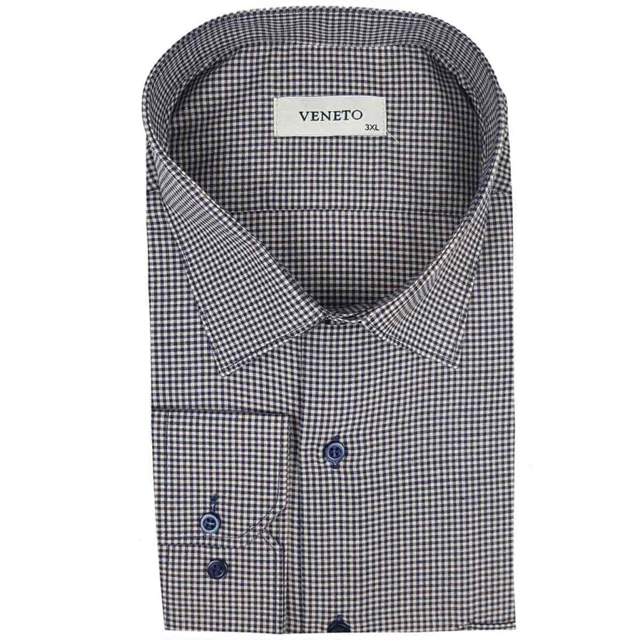 Ανδρικό πουκάμισο Veneto Box Μπεζ