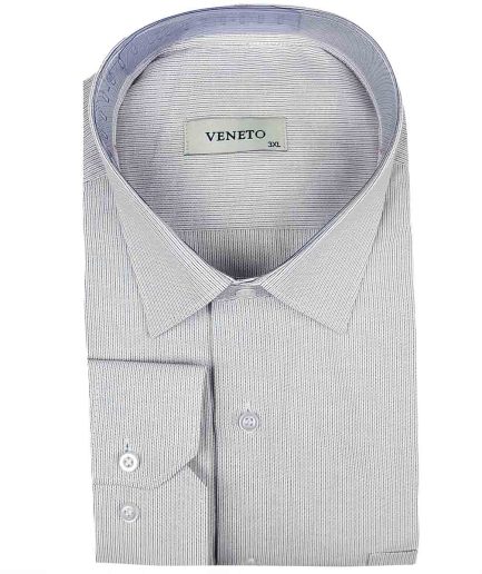 Ανδρικό πουκάμισο Veneto Ριγέ Μπεζ