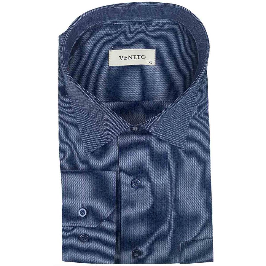 Ανδρικό πουκάμισο Veneto Ριγέ Μπλε