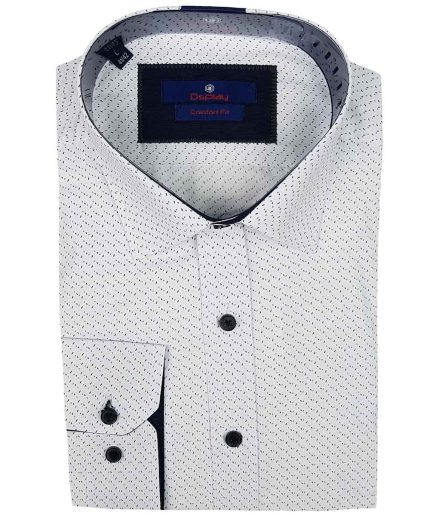 Ανδρικό πουκάμισο Dsplay Cross Λευκό