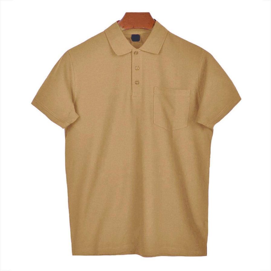Ανδρική μπλούζα πολο πικέ G518 L.Brown