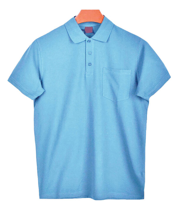 Ανδρική μπλούζα πολο πικέ G518 L. Blue