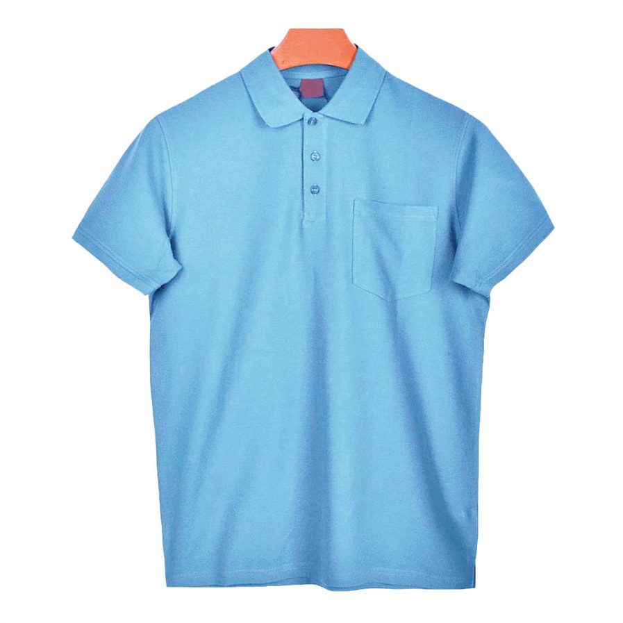Ανδρική μπλούζα πολο πικέ G518 L. Blue