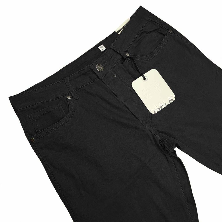 Ανδρικό παντελόνι πεντάτσεπο D222 Black