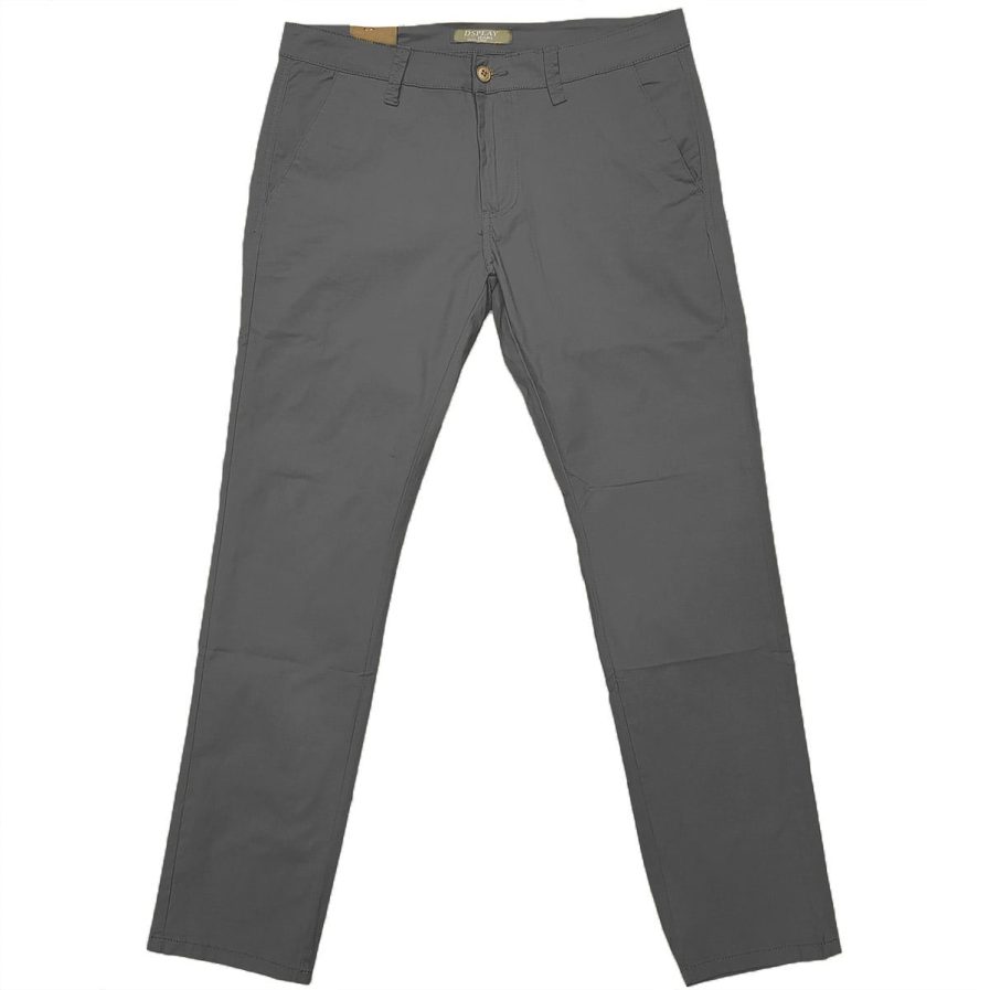 Ανδρικό παντελόνι chinos DS126 Grey