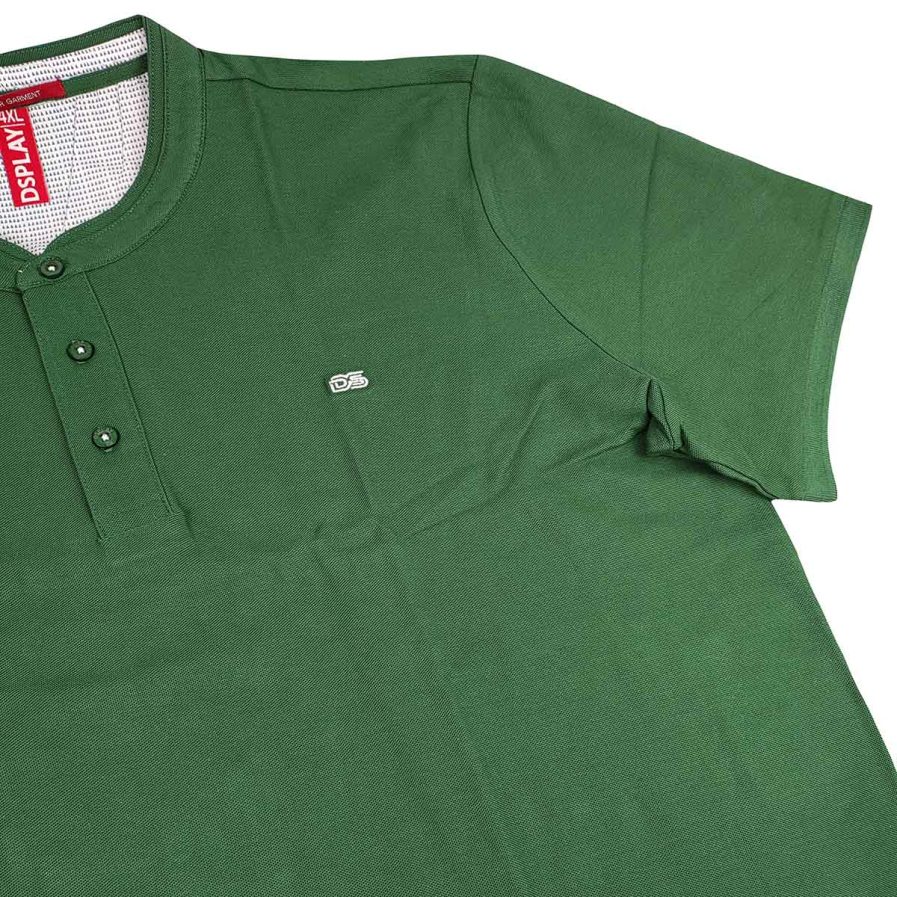 Ανδρικό T-Shirt Dsplay Μάο Green Big Size