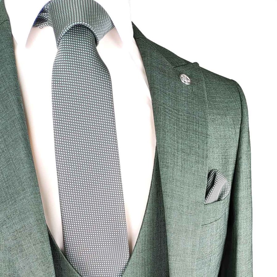 Ανδρικό Κοστούμι 3-Piece Sartoria Green