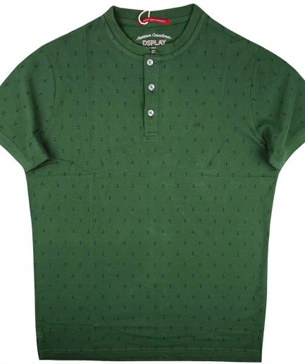 Ανδρικό T-Shirt Μάο DJ231-803 Green