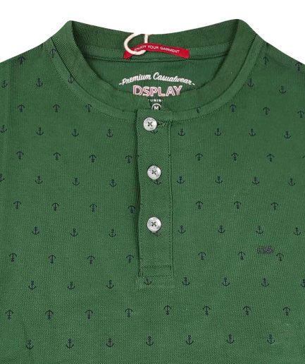 Ανδρικό T-Shirt Μάο DJ231-803 Green
