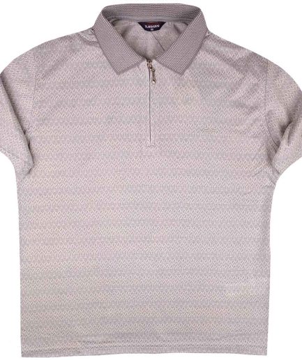 Ανδρική Μπλούζα Πόλο Φερμουάρ TRH308 Grey