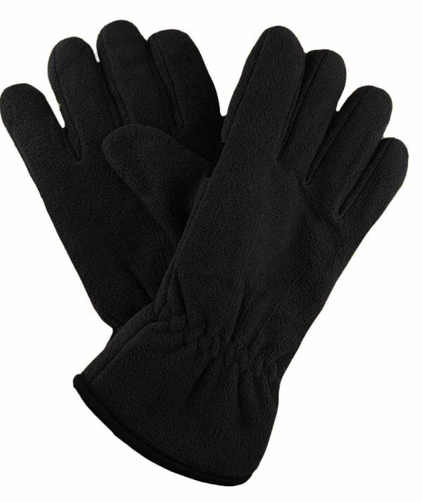 Ανδρικά Γάντια Fleece Double Μαύρο