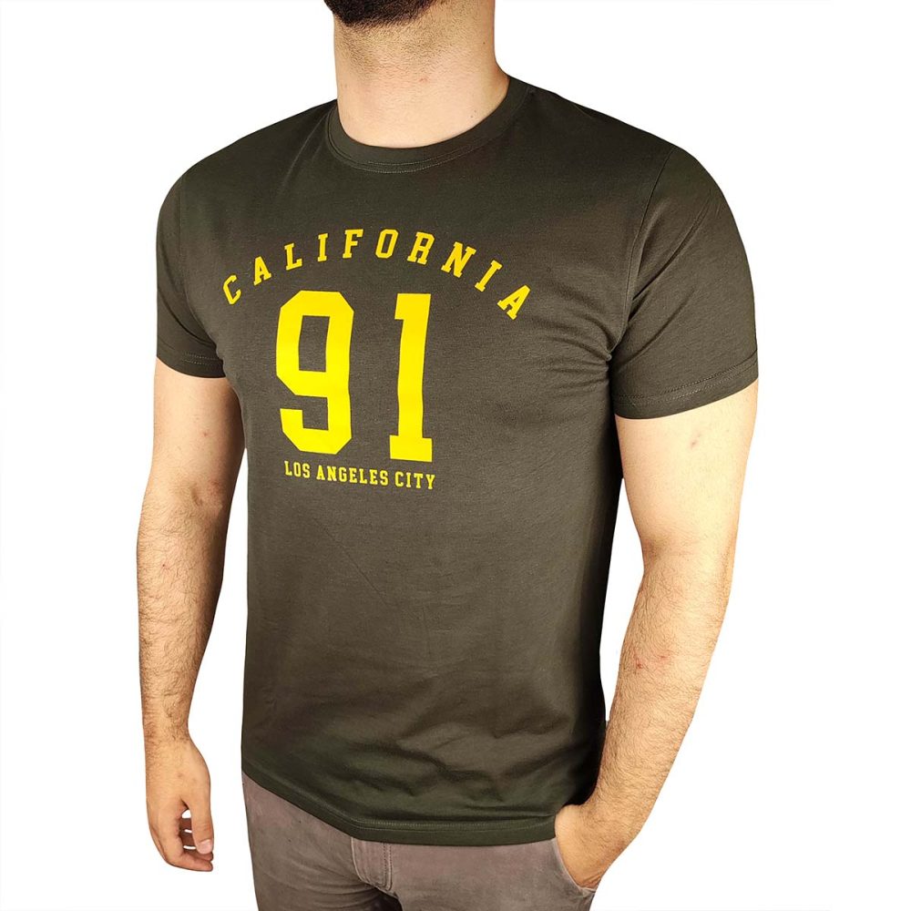 Ανδρικό T-Shirt California 91 Olive