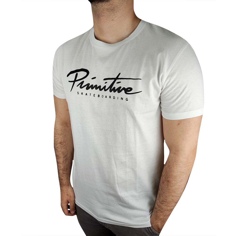 Ανδρικό T-Shirt Primitive White