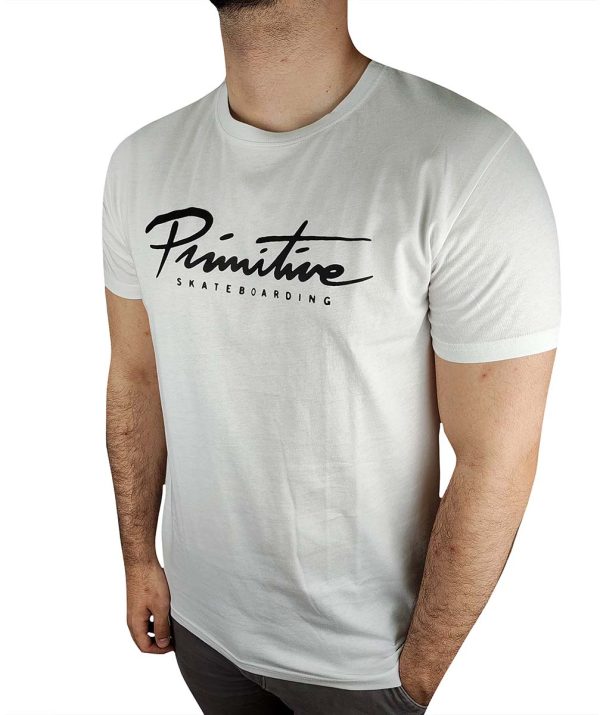 Ανδρικό T-Shirt Primitive White